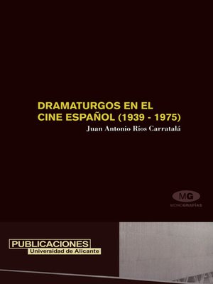 cover image of Dramaturgos en el cine español (1939-1975)